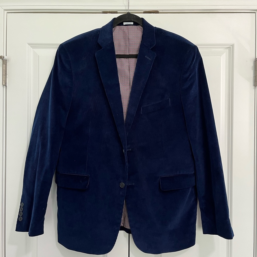 Men’s Saddlebred Blue Heritage Corduroy Blazer 42R